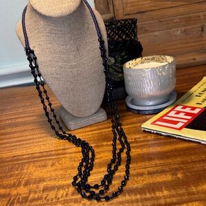 Chan Luu Black Layered Necklace